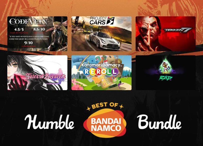 Get the Best of Bandai Namco with the Humble Bundle: Code Vein, Project Cars 3 & More