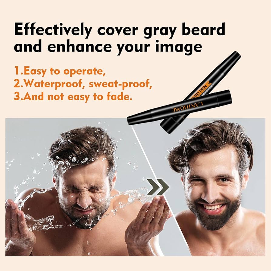 Waterproof & Sweatproof Beard Pencils for Perfect Beard Definition