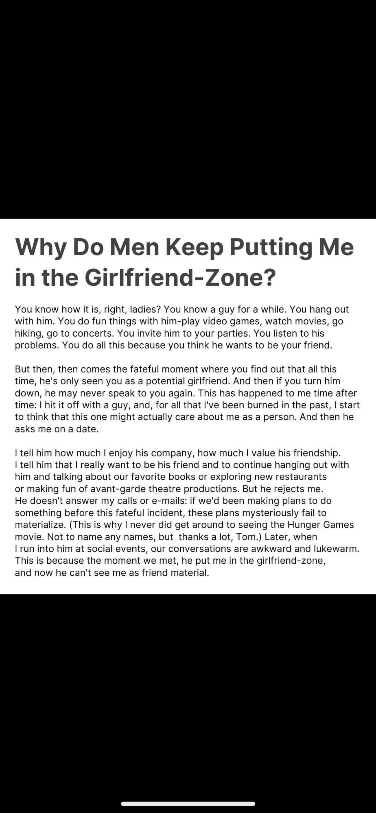 Dating Him But He Put Me in the Friend Zone: Understand Why This Happens