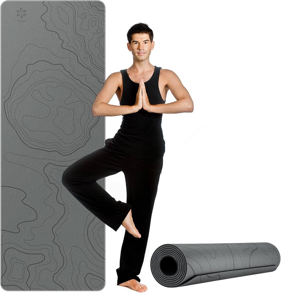 Durable and Non-Slip Men Yoga Mat for Intense Workouts