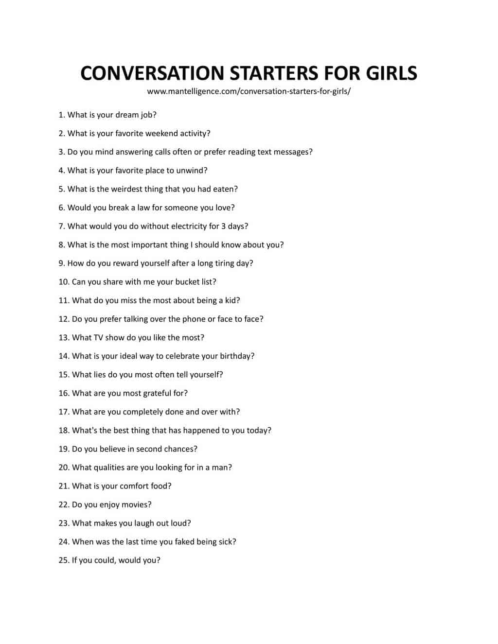 Top Icebreakers: How to Start a Conversation with Random Girls.