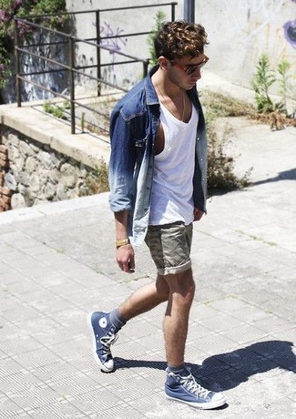 Rocking High Tops and Shorts: A Stylish Look for Guys