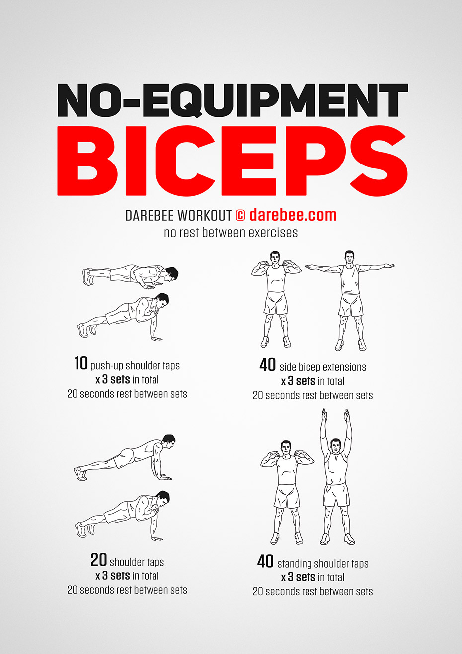 Try These Good Bicep Workouts Without Weights: Get Results Fast