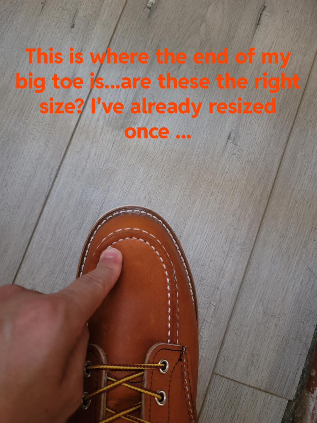 Red Wing Moc Toe Fit:  Your Size, Your Style, Our Tips to Help.